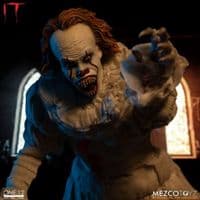 IT 2017 PENNYWISE ONE:12 COLLECTIVE ACTION FIGURE FROM MEZCO TOYZ