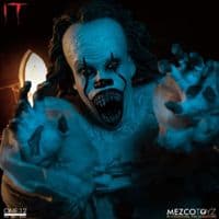 IT 2017 PENNYWISE ONE:12 COLLECTIVE ACTION FIGURE FROM MEZCO TOYZ