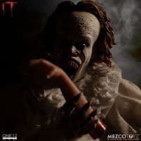 IT 2017 PENNYWISE ONE:12 COLLECTIVE ACTION FIGURE FROM MEZCO TOYZ