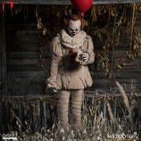 IT 2017 PENNYWISE ONE:12 COLLECTIVE ACTION FIGURE FROM MEZCO TOYZ