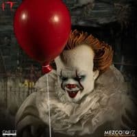 IT 2017 PENNYWISE ONE:12 COLLECTIVE ACTION FIGURE FROM MEZCO TOYZ