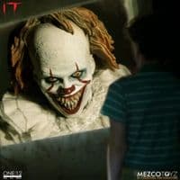 IT 2017 PENNYWISE ONE:12 COLLECTIVE ACTION FIGURE FROM MEZCO TOYZ