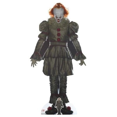 IT 2017 PENNYWISE THE DANCING CLOWN LIFE SIZE CARDBOARD CUT OUT