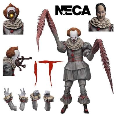 IT (2017) ULTIMATE DANCING CLOWN PENNYWISE ACTION FIGURE FROM NECA