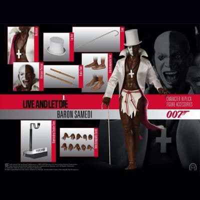 JAMES BOND LIVE AND LET DIE BARON SAMEDI 1:6 SCALE LIMITED EDITION FIGURE FROM BIG CHIEF STUDIOS