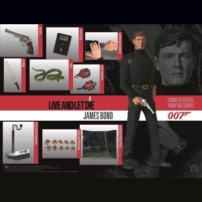 JAMES BOND LIVE AND LET DIE JAMES BOND 007 1:6 SCALE LIMITED EDITION FIGURE FROM BIG CHIEF STUDIOS