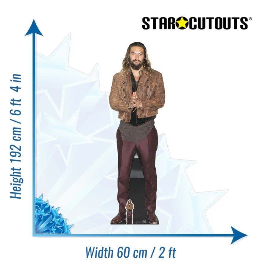 JASON MOMOA LIFE SIZE CARDBOARD CUT OUT