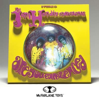 JIMI HENDRIX ARE YOU EXPERIENCED 3D ALBUM COVER PICTURE FROM MCFARLANE TOYS