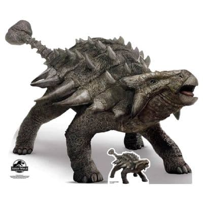 JURASSIC WORLD ANKYLOSAURUS DINOSAUR CARDBOARD CUT OUT