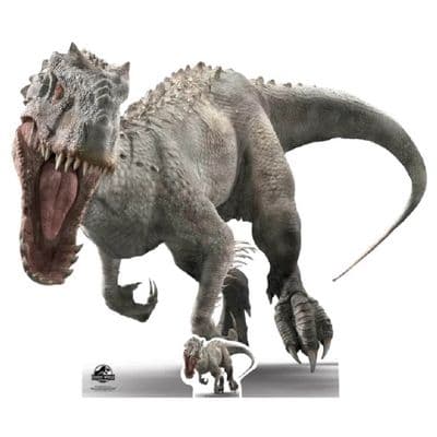 JURASSIC WORLD INDOMINUS REX ROAR DINOSAUR CARDBOARD CUT OUT