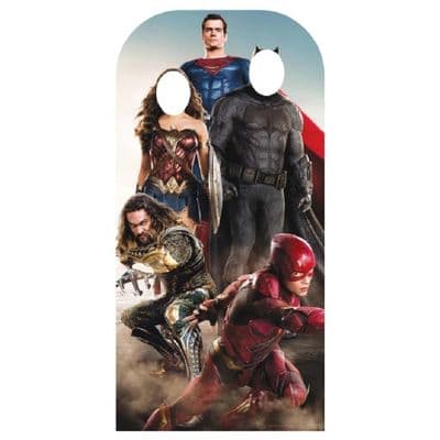 JUSTICE LEAGUE LIVE ACTION MOVIE STAND IN  CARDBOARD CUT OUT
