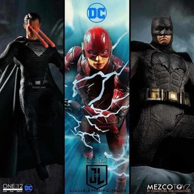 JUSTICE LEAGUE ONE:12 COLLECTIVE ZACK SNYDER’S JUSTICE LEAGUE DELUXE STEEL BOXED SET FROM MEZCO TOYZ