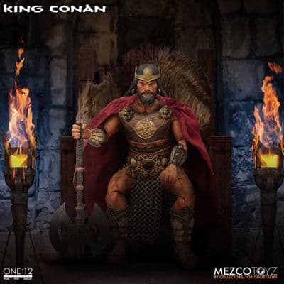 KING CONAN ONE:12 COLLECTIVE ACTION FIGURE FROM MEZCO TOYZ