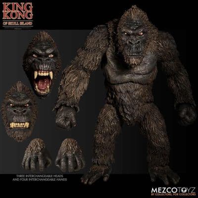 KING KONG OF SKULL ISLAND 18 INCH ULTIMATE ACTION FIGURE FROM MEZCO TOYZ