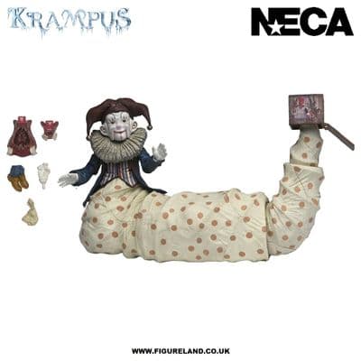 KRAMPUS DER KLOWN DELUXE 10 INCH LONG ACTION FIGURE FROM NECA