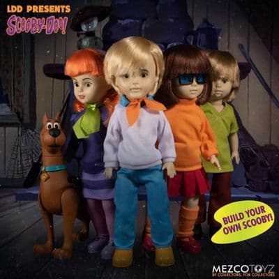 LDD PRESENTS SCOOBY DOO AND MYSTERY INC FULL SET FROM MEZCO TOYZ