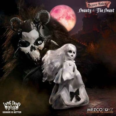 LIVING DEAD DOLLS BEAUTY AND THE BEAST DOUBLE PACK FROM MEZCO TOYZ