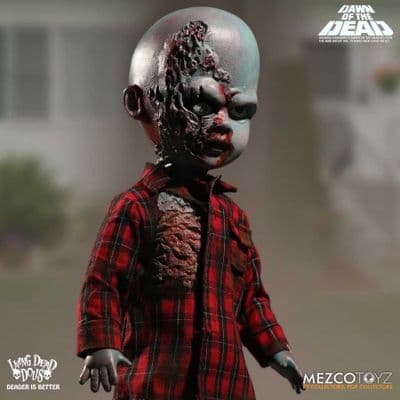 LIVING DEAD DOLLS DAWN OF THE DEAD PLAID SHIRT ZOMBIE FROM MEZCO TOYZ