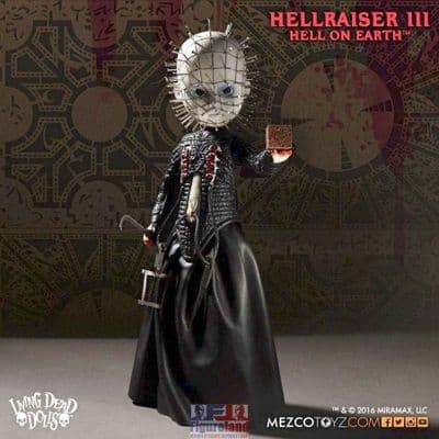 LIVING DEAD DOLLS HELLRAISER III: HELL ON EARTH PINHEAD FROM MEZCO TOYZ