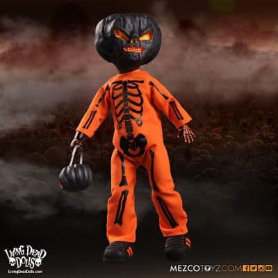 LIVING DEAD DOLLS JACK O' LANTERN ORANGE VARIANT EXCLUSIVE FIGURE FROM MEZCO TOYZ