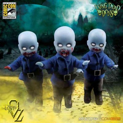 LIVING DEAD DOLLS LOST IN OZ MINI MUNCHKINS SET OF 3 FROM MEZCO TOYZ