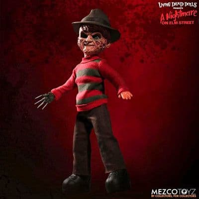 LIVING DEAD DOLLS PRESENTS A NIGHTMARE ON ELM STREET TALKING FREDDY KRUEGER FROM MEZCO TOYZ