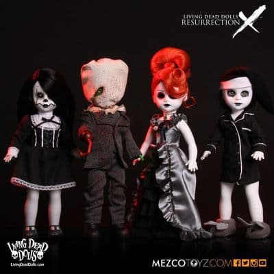 LIVING DEAD DOLLS RESURRECTION X FULL SET FROM MEZCO TOYZ