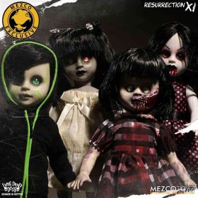 LIVING DEAD DOLLS RESURRECTION XI 2017 SUMMER EXCLUSIVE LIMITED EDITION SET FROM MEZCO TOYZ
