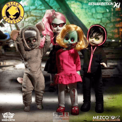 LIVING DEAD DOLLS RESURRECTION XI VARIANTS FULL SET SDCC EXCLUSIVE FROM MEZCO TOYZ