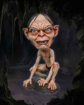LORD OF THE RINGS GOLLUM HEAD KNOCKER FROM NECA