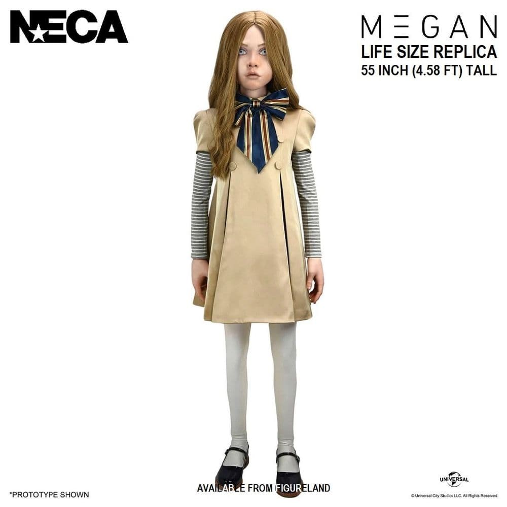 M3GAN 1 1 SCALE LIFE SIZE LIMITED EDITION REPLICA DOLL FROM NECA