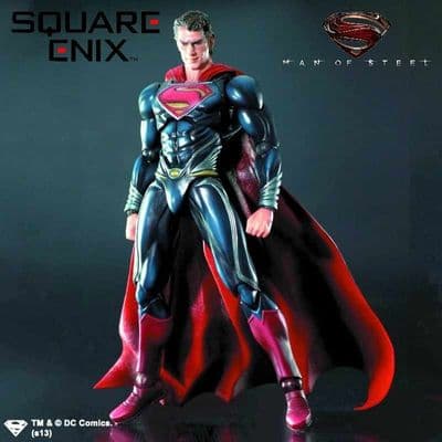 MAN OF STEEL PLAY ARTS KAI SUPERMAN ACTION FIGURE FROM SQUARE ENIX