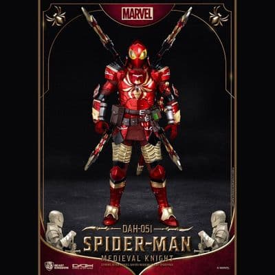 MARVEL DYNAMIC 8CTION HEROES 1:9 SCALE MEDIEVAL KNIGHT SPIDER-MAN ACTION FIGURE FROM BEAST KINGDOM