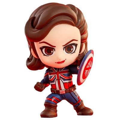 MARVEL WHAT IF...? CAPTAIN CARTER COSBABY MINI FIGURE FROM HOT TOYS