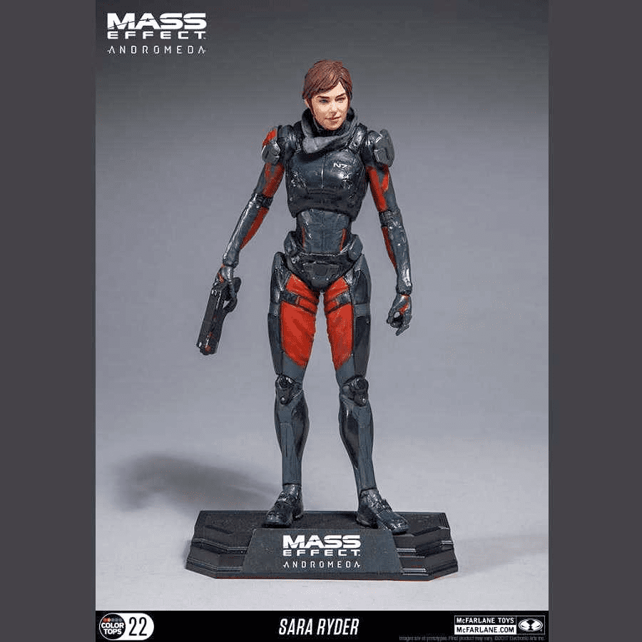 MASS EFFECT ANDROMEDA SARA RYDER COLOUR TOPS ACTION FIGURE FROM ...
