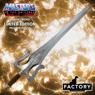 MASTERS OF THE UNIVERSE 1:1 SCALE POWER SWORD LIMITED EDITION REPLICA  FROM FACTORY ENTERTAINMENT