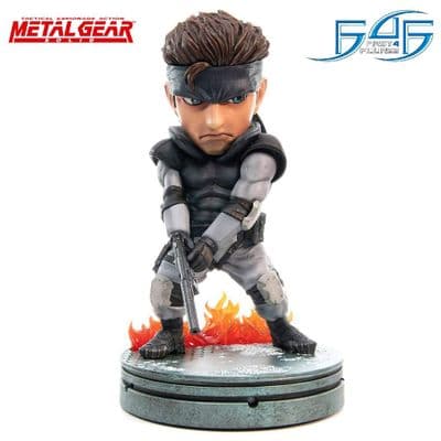 METAL GEAR SOLID PVC SD SOLID SNAKE PVC STATUE FROM FIRST 4 FIGURES