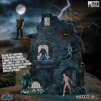 MEZCO’S MONSTERS TOWER OF FEAR 5 POINTS DELUXE BOX SET FROM MEZCO TOYZ