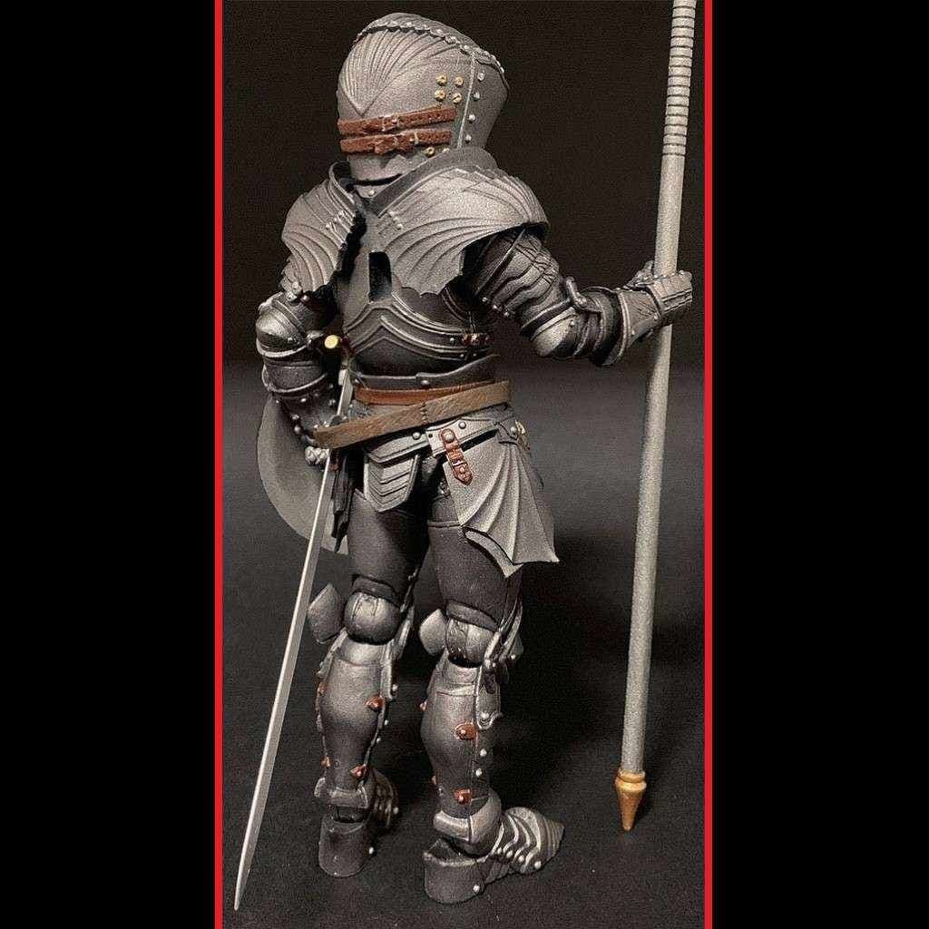 MYTHIC LEGIONS ARETHYR RED SHIELD SOLDIER ACTION FIGURE FROM FOUR