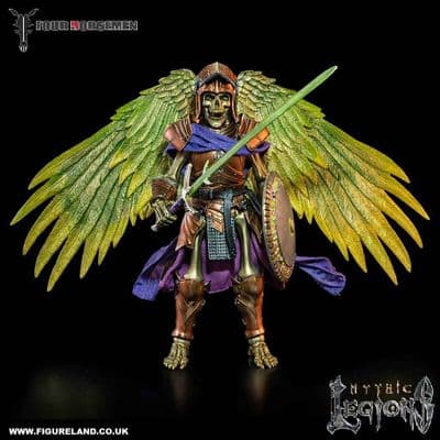 MYTHIC LEGIONS ASHES OF AGBENDOR GOLD SKELETON 2 DELUXE ACTION FIGURE FROM FOUR HORSEMEN STUDIOS