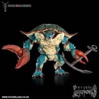 MYTHIC LEGIONS DAWNS OF DISCOVERY BULWARQQ DELUXE MONSTER ACTION FIGURE FROM FOUR HORSEMEN STUDIOS