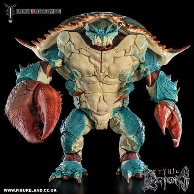 MYTHIC LEGIONS DAWNS OF DISCOVERY BULWARQQ DELUXE MONSTER ACTION FIGURE FROM FOUR HORSEMEN STUDIOS