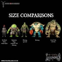 MYTHIC LEGIONS DAWNS OF DISCOVERY BULWARQQ DELUXE MONSTER ACTION FIGURE FROM FOUR HORSEMEN STUDIOS