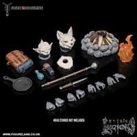 MYTHIC LEGIONS HORROR OF EINSAMALL BYLUR FROSTFURR ACTION FIGURE FROM FOUR HORSEMEN STUDIOS