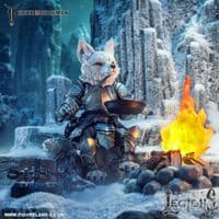 MYTHIC LEGIONS HORROR OF EINSAMALL BYLUR FROSTFURR ACTION FIGURE FROM FOUR HORSEMEN STUDIOS