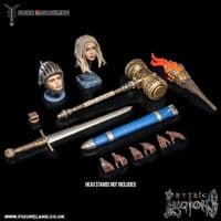 MYTHIC LEGIONS HORROR OF EINSAMALL COMMANDER IGRAINE ACTION FIGURE FROM FOUR HORSEMEN STUDIOS