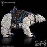 MYTHIC LEGIONS HORROR OF EINSAMALL ISBJORN POLAR BEAR MOUNT ACTION FIGURE FROM FOUR HORSEMEN STUDIOS