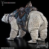 MYTHIC LEGIONS HORROR OF EINSAMALL ISBJORN POLAR BEAR MOUNT ACTION FIGURE FROM FOUR HORSEMEN STUDIOS