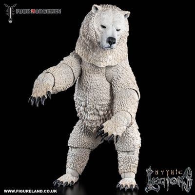 MYTHIC LEGIONS HORROR OF EINSAMALL ISBJORN POLAR BEAR MOUNT ACTION FIGURE FROM FOUR HORSEMEN STUDIOS