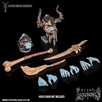 MYTHIC LEGIONS HORROR OF EINSAMALL J'AKULL IRONBONES ACTION FIGURE FROM FOUR HORSEMEN STUDIOS